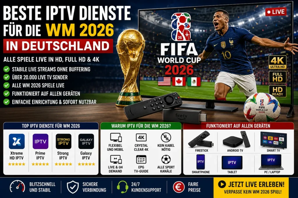 Beste IPTV Dienste für die WM